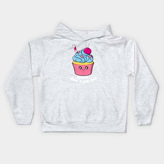 Delicious Cupcake Kids Hoodie by shotgun